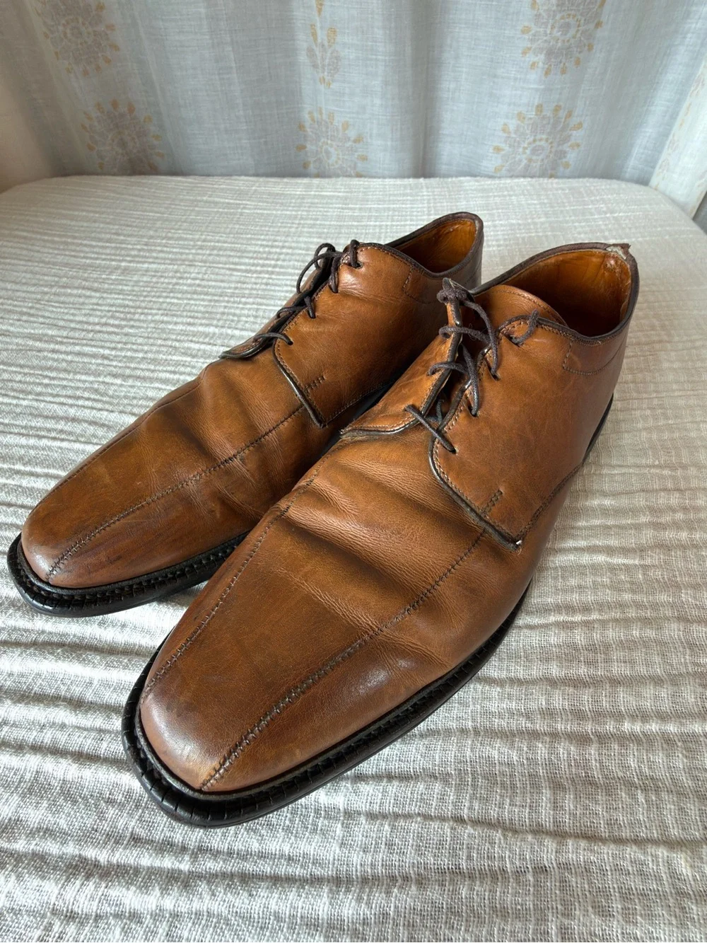 👞💼 Allen Edmonds Brown Leather Derby Shoes | Men's Size 10.5 D 🌟